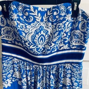 Vineyard Vines Blue and White Floral Dress